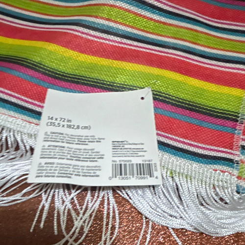 Amscan striped fiesta fringe - amscan,
