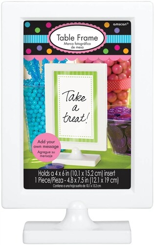 Amscan 4x6 table - 4x6, frame;